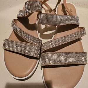 Rhinestone sandala